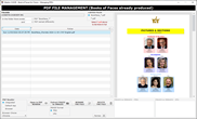 Management of PDF Books of Faces producted