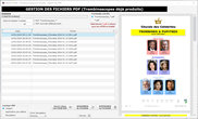 Gestion des Trombinoscopes PDF produits